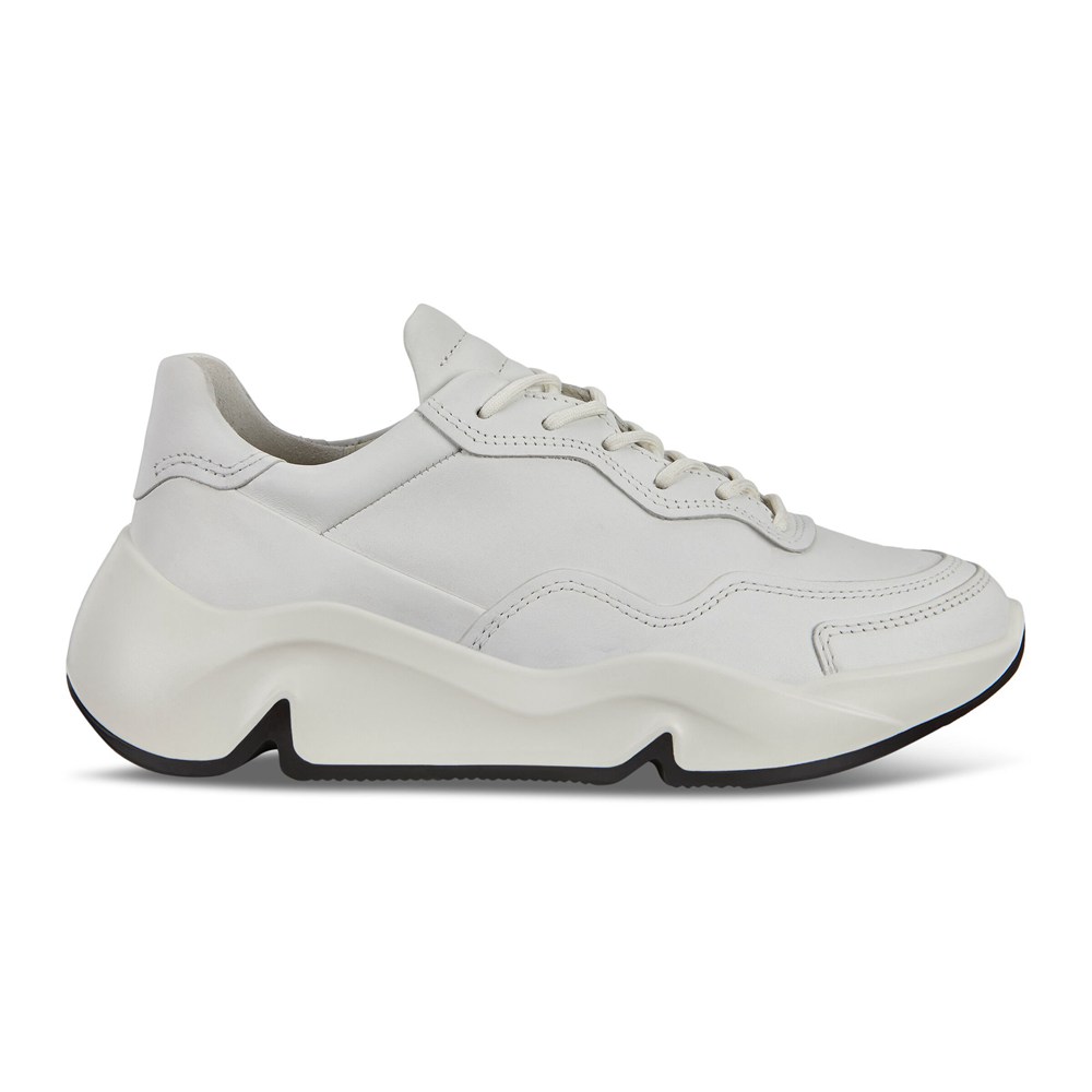 ECCO Womens Sneakers White - Chunky - JEF-897103